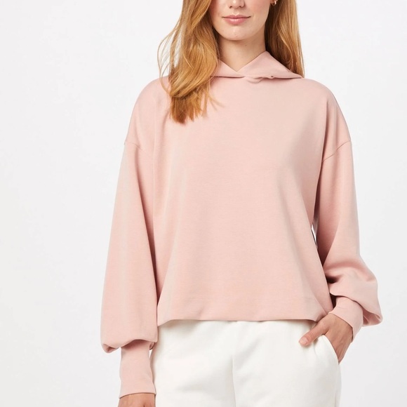Scotch & Soda Dropped shoulder hoodie Sz S in Pale Pink - Picture 2 of 8